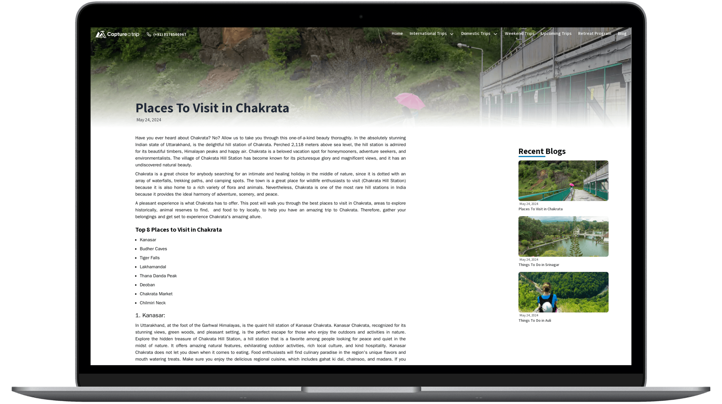 blog content
