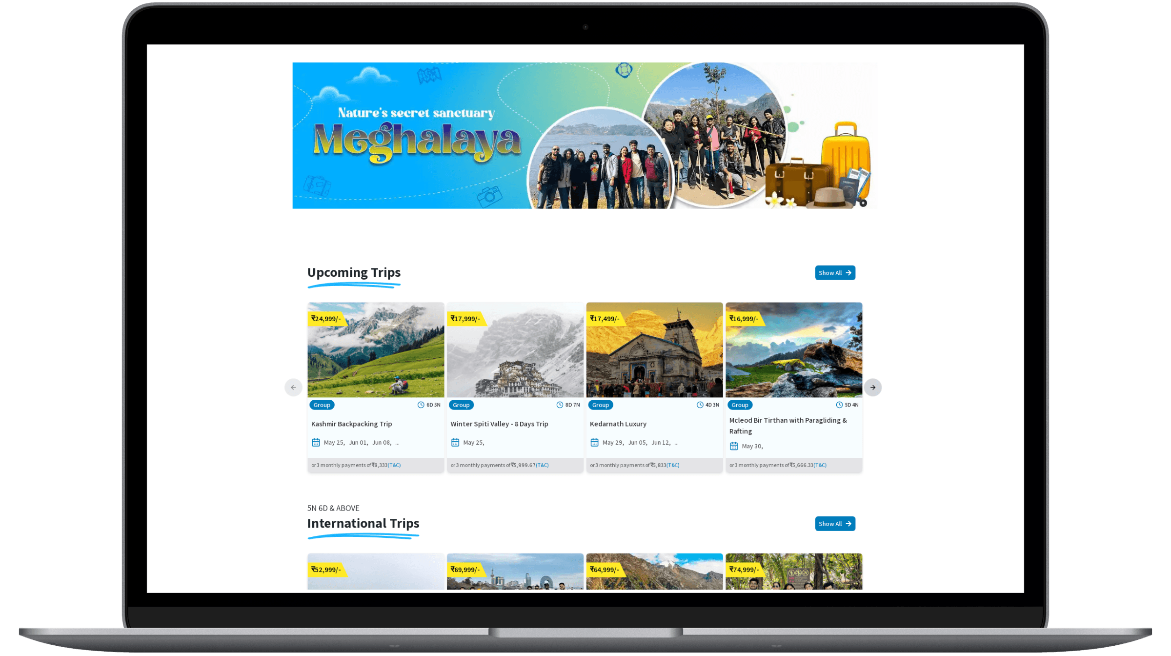 trips slider